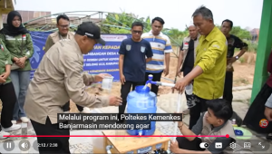 Poltekkes Kemenkes Banjarmasin Terapkan Teknologi Pengolah Air di Desa Teluk Selong Ulu