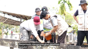 Inovasi Poltekkes Banjarmasin, Kapur Garam Ubah Air Gambut Jadi Lebih Layak Manfaat